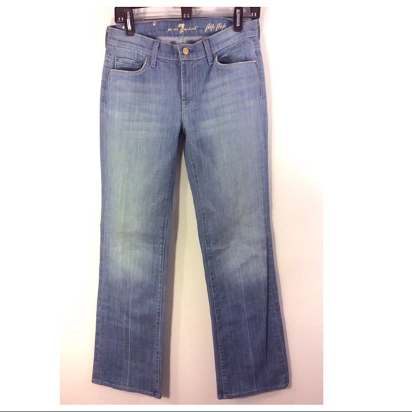 7 For all Mankind Flip Flop 27 jeans petite boot - Picture 2 of 5